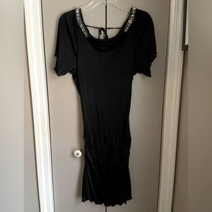 Rachel Roy, New York backless beaded cocktail dress